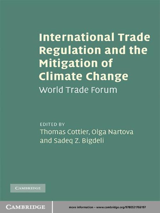 International Trade Regulation and the Mitigation of Climate ... - cover