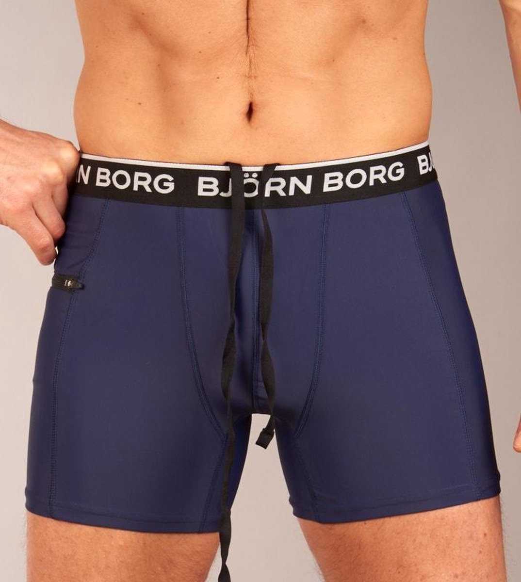 Bjorn Borg Sportbroek performance - 1p SWIM SHORTS STEVE - blauw - mannen -  L | bol.com