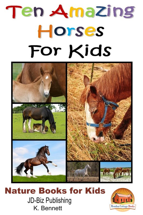 Amazing Animal Books for Young Readers - Ten Amazing Horses For Kids
