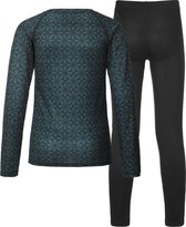 Tenson Sportshirt - Maat 158  - Unisex - blauw/zwart