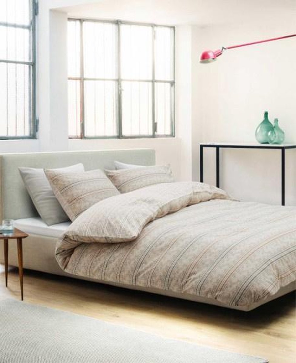 Marc O'Polo Arvika Dekbedovertrek - Litsjumeaux extra breed - 260x200/220 cm - Beige