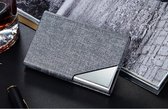 Luxe Business Card Holder - Grijs - Aluminium
