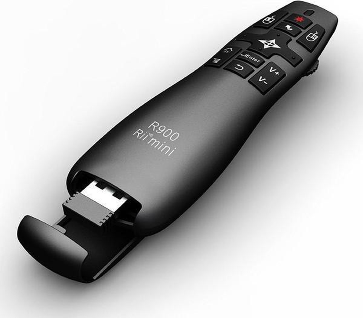 Rii Mini Wireless Keyboard i14 afstandsbediening RF Draadloos PC, TV, Tablet