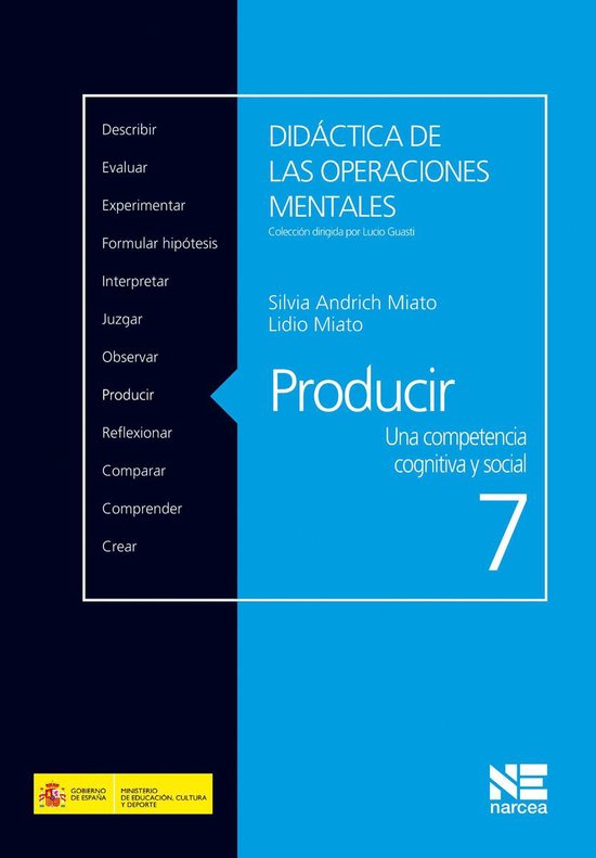 Didáctica de las operaciones mentales 7 - Producir - cover