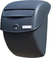 Bobi Brievenbus Bella kunststof RAL7016 donkergrijs