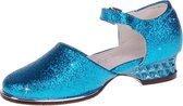 Galaschoen Meisjes blauw met glitters-37