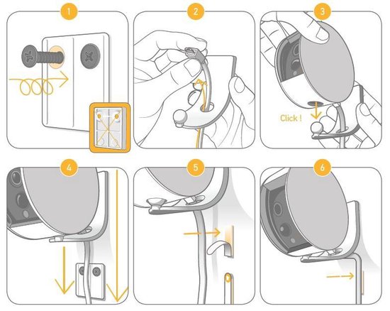 SOMFY Wandhouder voor HD-bewakingscamera van Somfy. — afbeelding 3