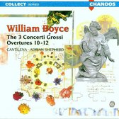 William Boyce: The Three Concerti Grossi Overtures 10-12