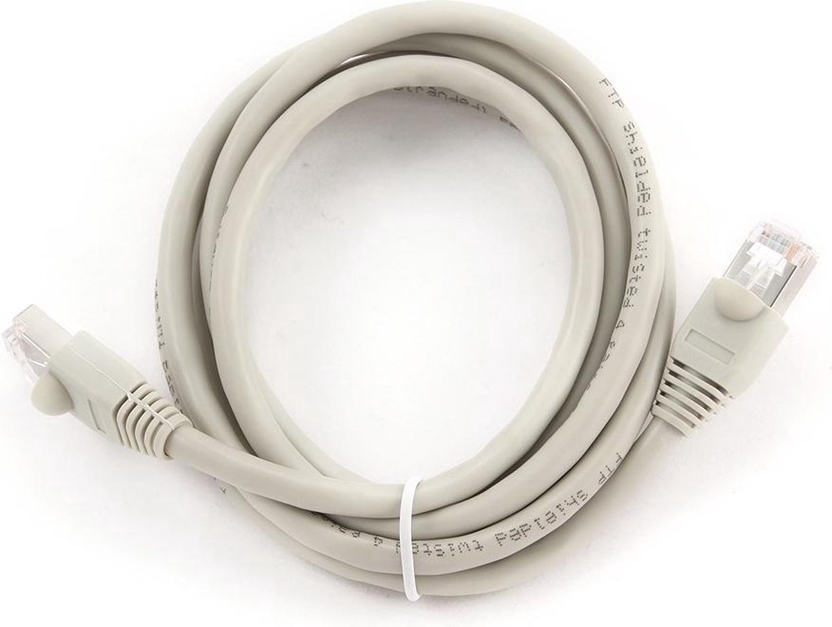 Image of CablExpert PP6-1.5M - Netwerkkabel, FTP Cat6, grijs