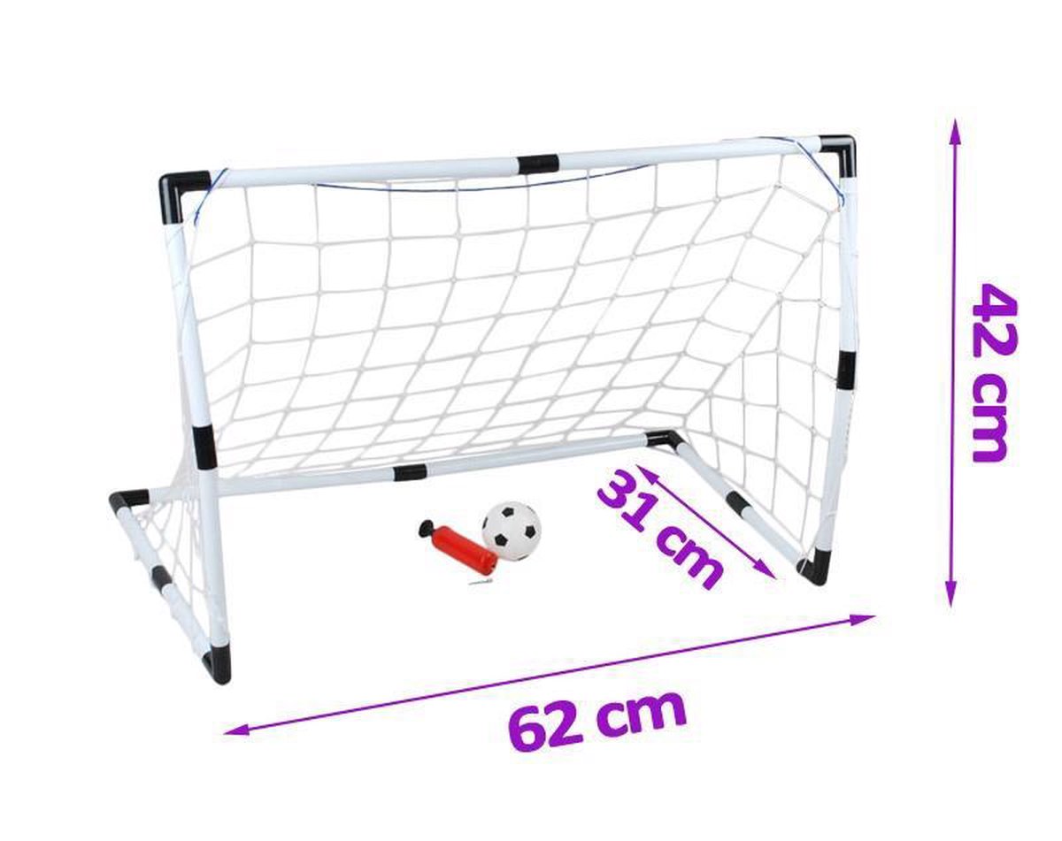 Voetbaldoel Set - Voetbal Goal - Kleine Mini Doeltjes Met Bal & Voetbalpomp  -... | bol.com