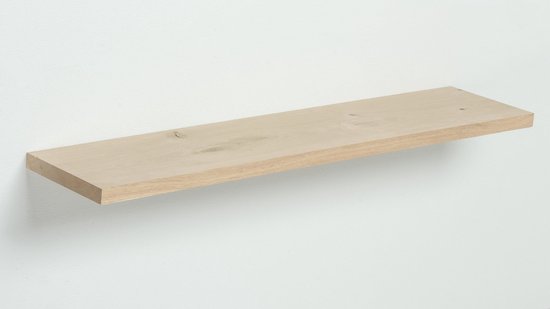 Tenen extract Smeltend XAPTOVi Eiken wandplank boekenplank met blindewandmontage van 80cm tot  140cm lengte... | bol.com