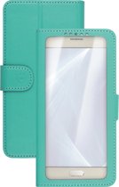 Celly Unica View L universeel hoesje voor 4,0 - 4,5 inch smartphone mint