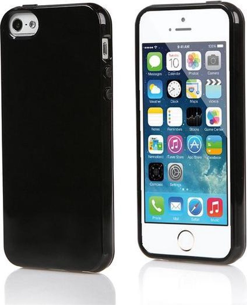 Xssive TPU Back Case voor Apple iPhone 5C - Back cover - TPU - Gelly - Zwart