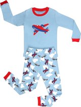 Elowel Jongens "Aeroplane" Pyjama set 100% katoen (maat 6-12 maanden)