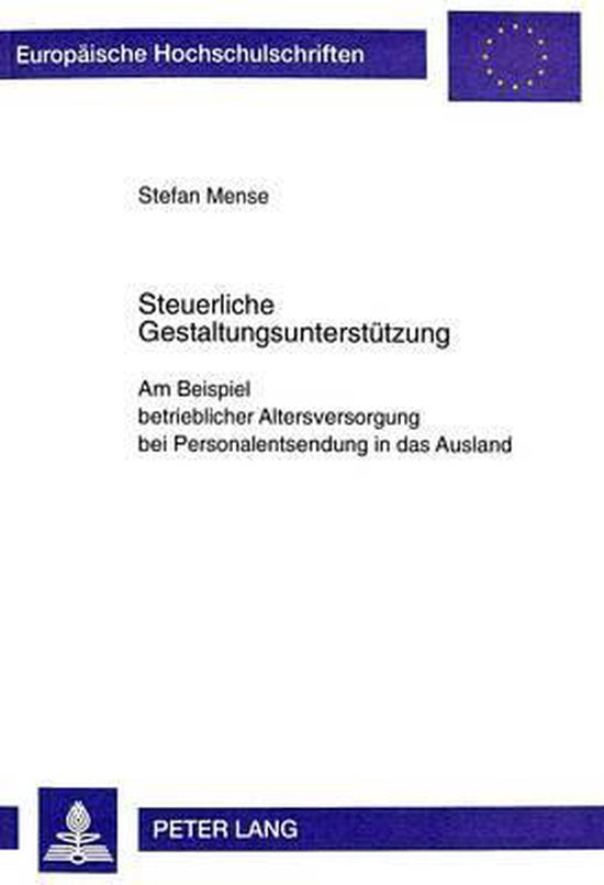 Steuerliche Gestaltungsunterstützung - cover