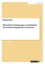 Wesentliche Bedingungen Und Beispiele Fur Versicherungsportale Im Internet