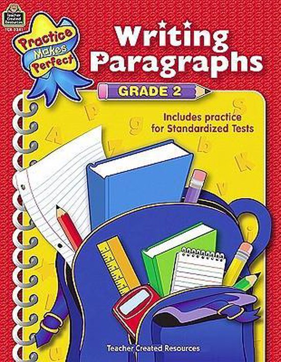 Writing Paragraphs Grade 2 - cover