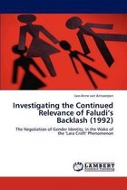 Investigating the Continued Relevance of Faludi's Backlash (1992)