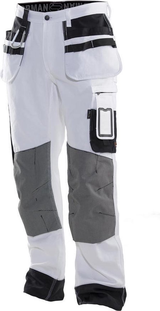 Jobman 2171 Painters' Trousers Core 65217119 - Wit/zwart - C44