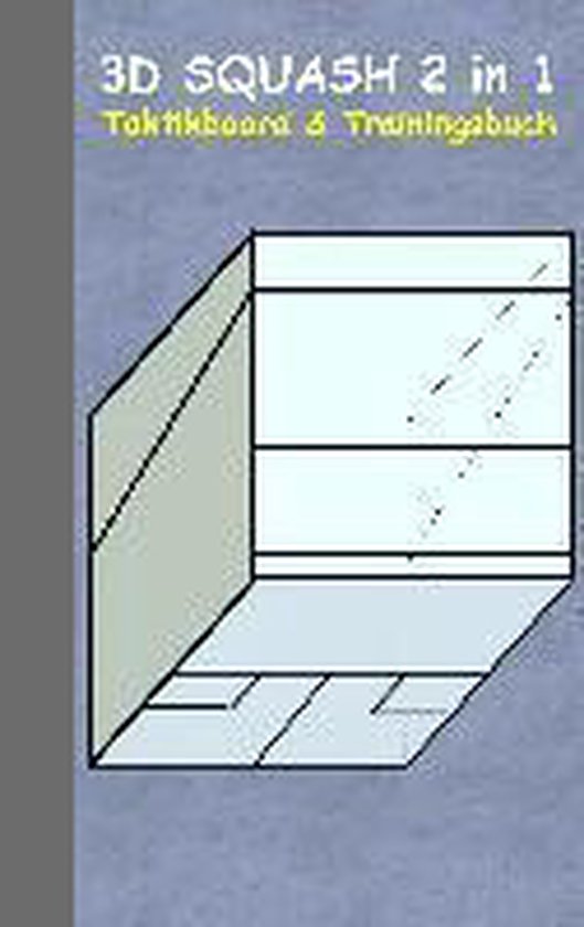 3D Squash 2 in 1 Taktikboard und Trainingsbuch - cover