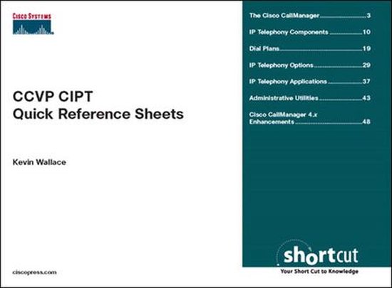 Ccvp Cipt Quick Reference Sheets - cover
