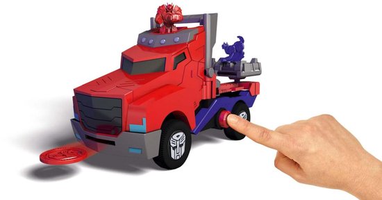 transformers optimus prime battle truck