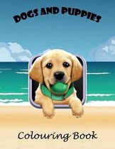 Dogs & Puppies colouring book
