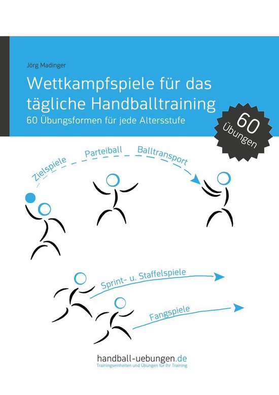 Wettkampfspiele für das tägliche Handballtraining - cover