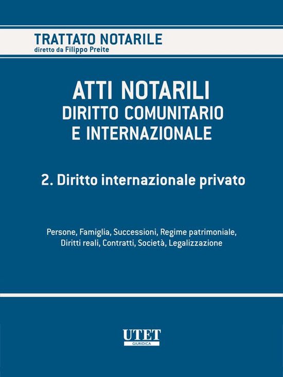 Volume 2. Diritto internazionale privato - cover