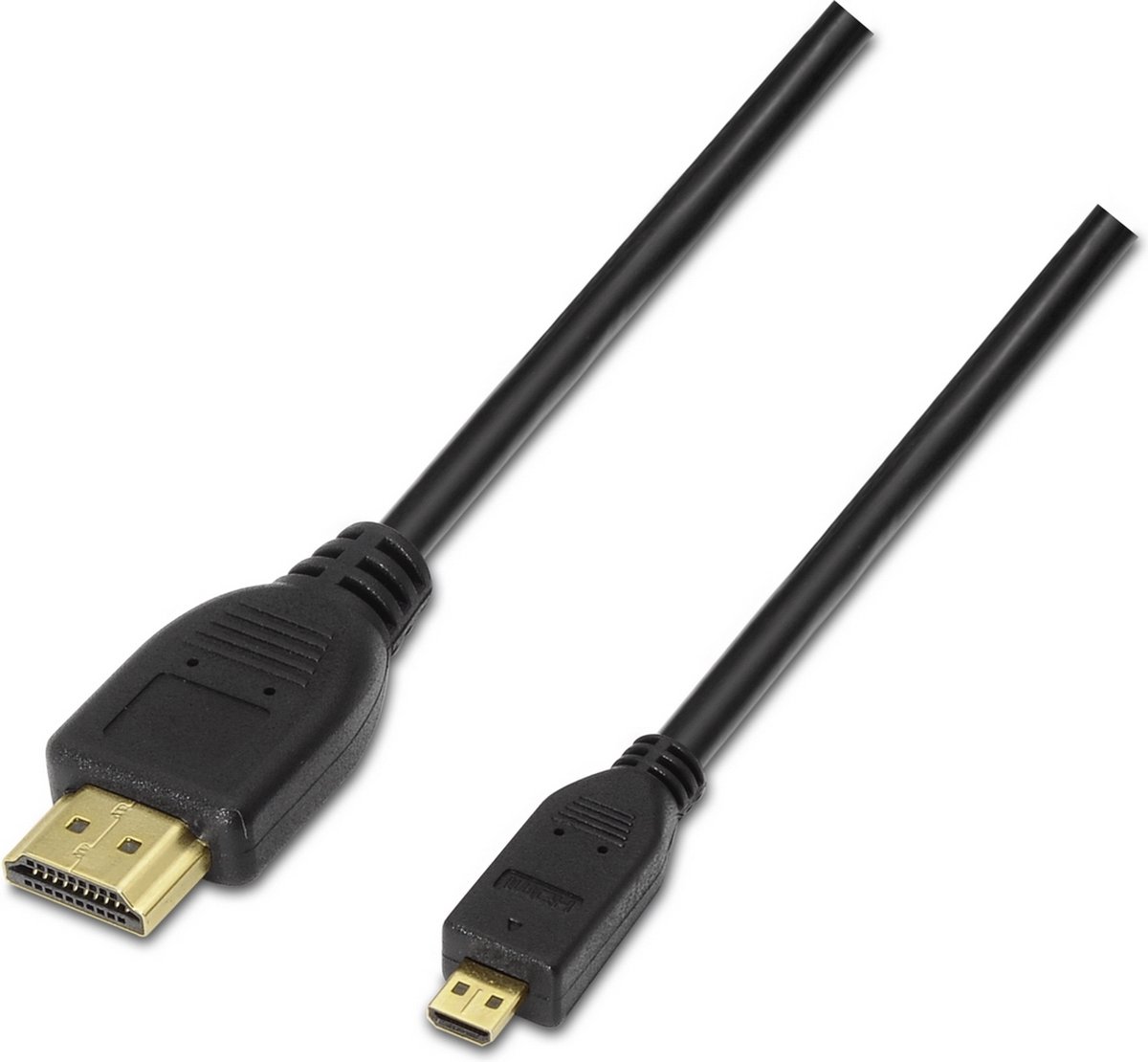 AISENS A119-0117 HDMI kabel 1,8 m HDMI Type A (Standaard) HDMI Type D (Micro) Zwart