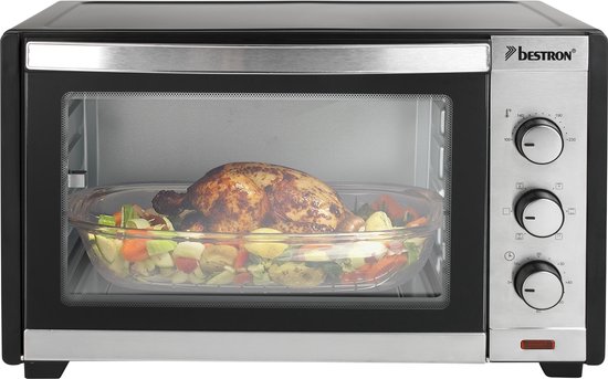 Bestron AOV20 Grill-Bakoven 1300W RVS/Zwart
