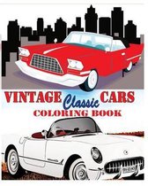 Vintage + Classic Cars Coloring Book