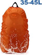 Flightbag Regenhoes Waterdicht voor Backpack Rugzak - 35-45 Liter Regenhoes – Oranje M
