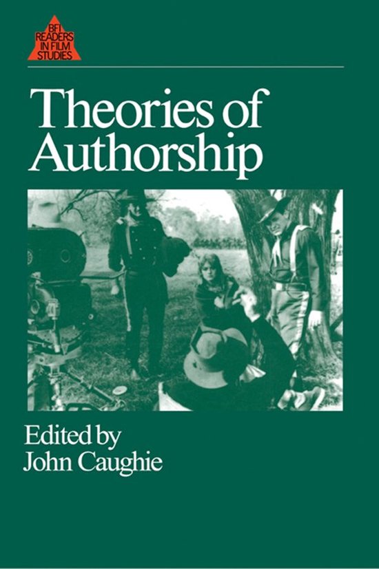 Theories of Authorship - cover