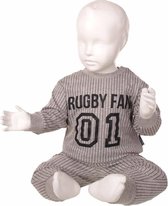 Fun2Wear Rugby Fan Pyjama Grijs maat 104