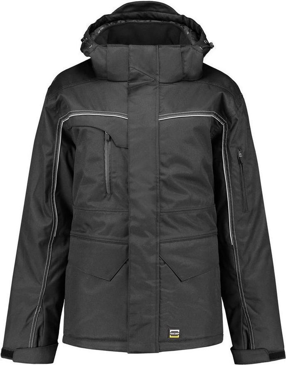 Tricorp midi parka canvas - Workwear - 402007 - donkergrijs - maat 7XL