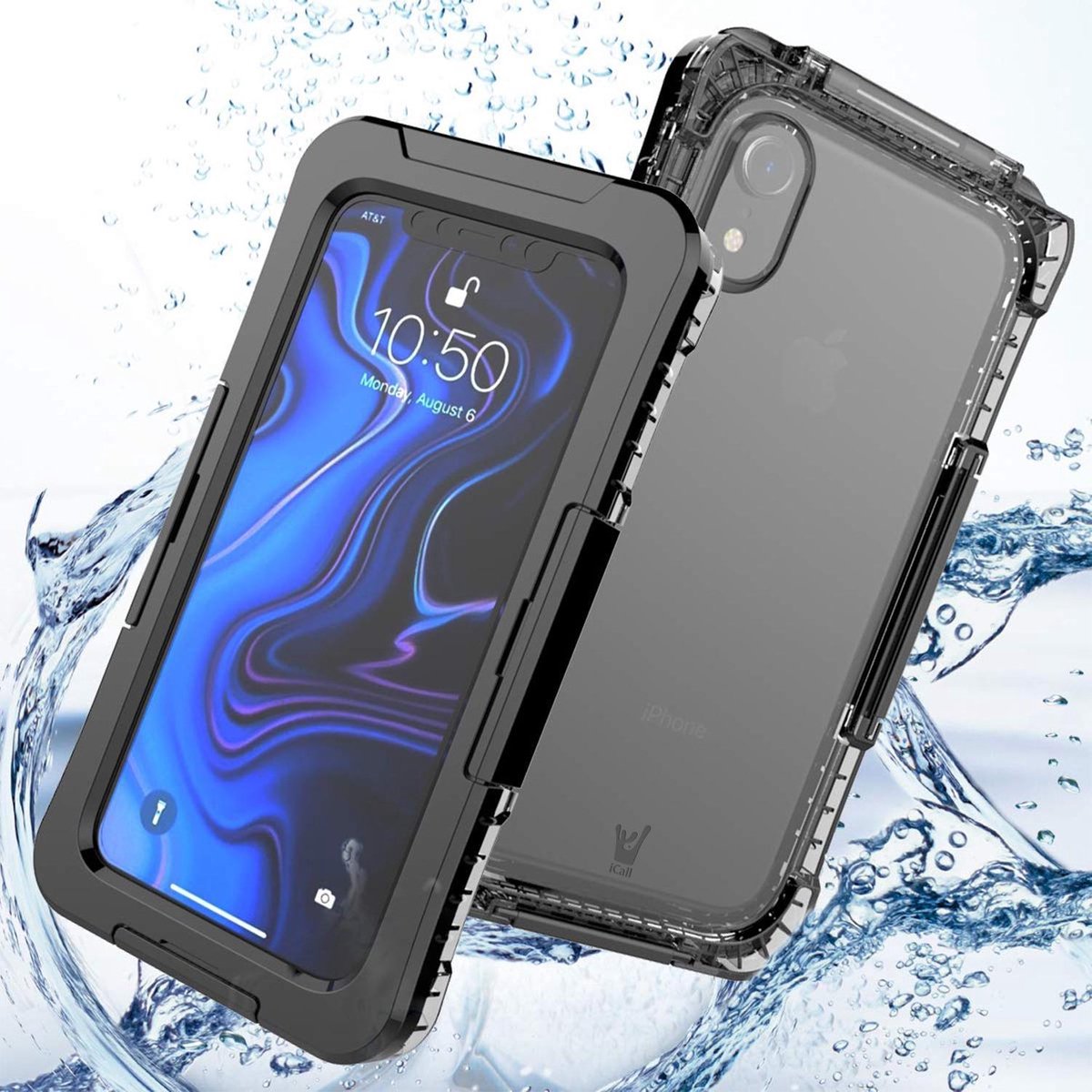 af hebben Een nacht zone Waterdichte Hoesje voor iPhone Xr Waterproof Case tot 6 meter Heavy Armor  Stofdicht | bol.com