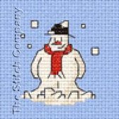 Mini Borduurpakketje Kerst Sneeuwpopje - Mouseloft