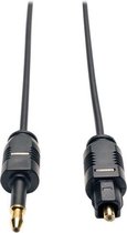Tripp Lite Toslink - Mini Toslink, m-m, 3m audio kabel Mini-TOSLINK Zwart
