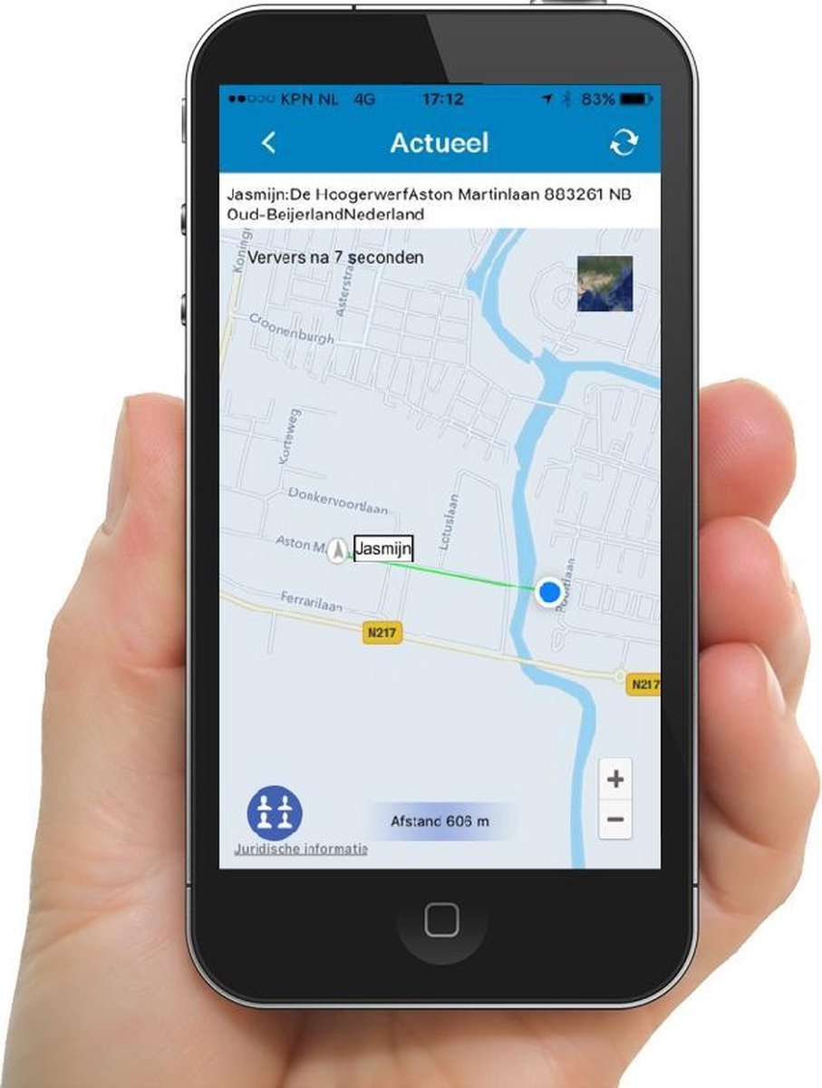 Minitrack GPS tracker sleutelhanger (wereldwijd bereik)