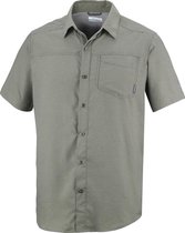 Columbia Pilsner Peak Short Sleeves Shirt - heren - blouse korte mouwen - maat M - groen