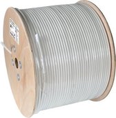 Axing SKB39503 coax-kabel 500 m Wit