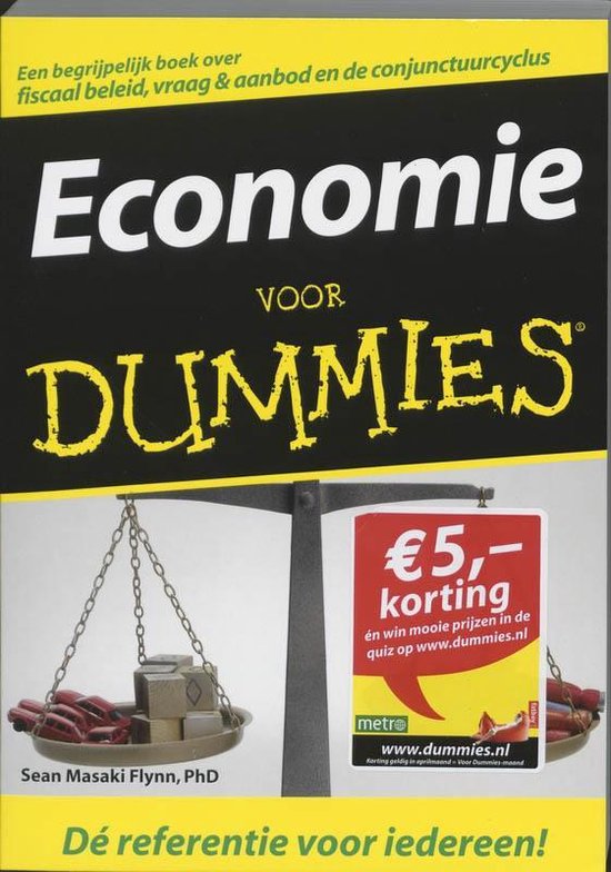 Cover van het boek 'Economie voor Dummies' van S.M. Flynn en  Flynn