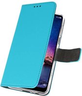 Booktype Telefoonhoesjes - Bookcase Hoesje - Wallet Case - Geschikt voor XiaoMi Redmi Note 6 Pro - Blauw