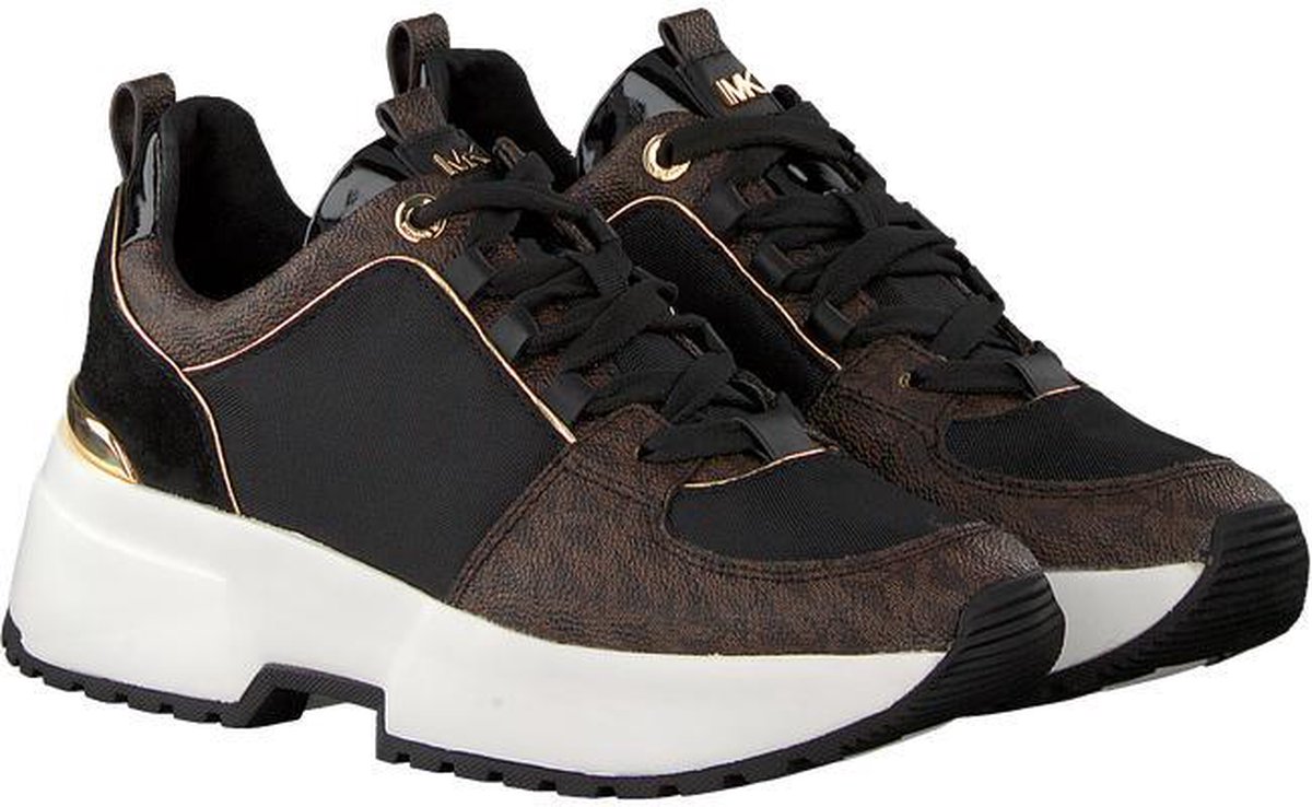 Michael Kors Dames Sneakers Cosmo Trainer - Bruin - Maat 37 | bol.com