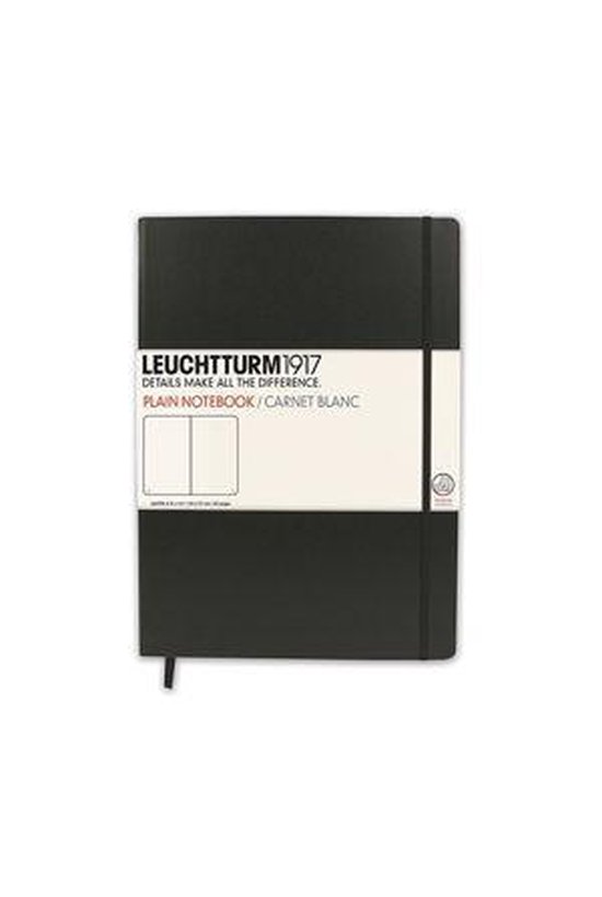 LEUCHTTURM1917 372640 weekkalender & notitieboek Master (A4 ) 2026, zwart, Engels