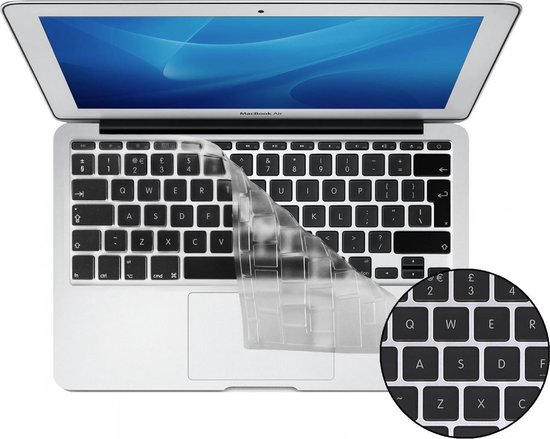 Siliconen Toetsenbord bescherming voor Macbook Air Pro (tm 2017)  Transparant | bol.com