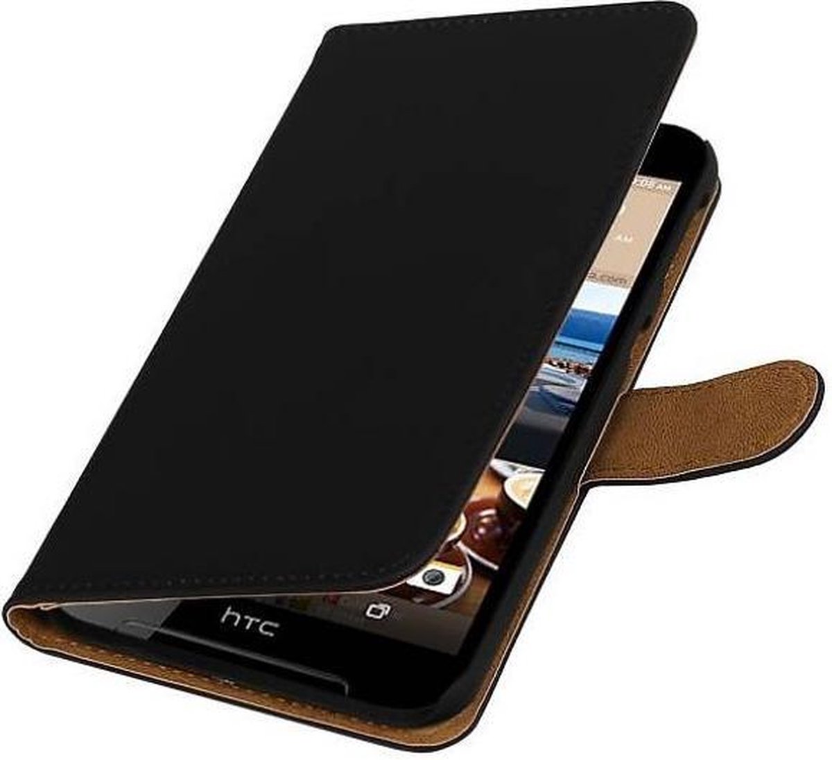 Bookstyle Wallet Case Hoesjes Geschikt voor HTC Desire 830 Zwart