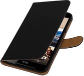 Bookstyle Wallet Case Hoesjes Geschikt voor HTC Desire 830 Zwart
