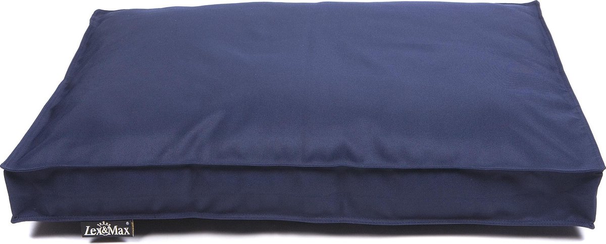 Lex & Max All Weather - Hondenkussen - Boxbed - 75x50x9cm - Donkerblauw